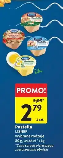 Intermarche Pasta z makreli Lisner Pastella oferta