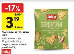 Intermarche Owsiane serduszka musli z jabłkiem Inka Serdeczne oferta