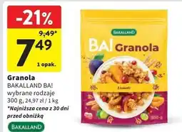 Intermarche Granola 5 bakalii Bakalland Ba! oferta