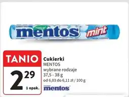 Intermarche Dropsy mint Mentos Classic oferta