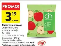 Intermarche Chrupiące plasterki brzoskwini Crispy Natural oferta