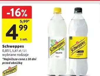 Intermarche Napój mojito Schweppes oferta