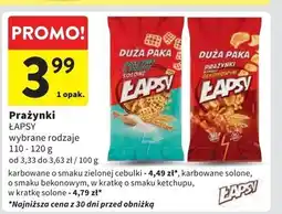 Intermarche Prazynki w kratkę solone Łapsy oferta