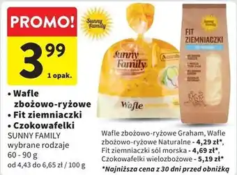 Intermarche Czekowafelki wielozbożowe Sunny Family oferta
