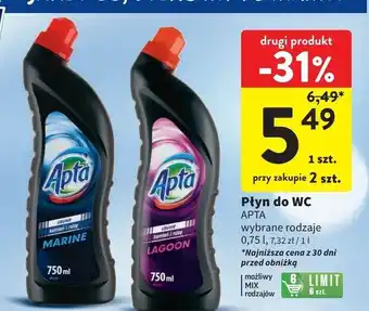 Intermarche Żel do wc lagoon Apta oferta