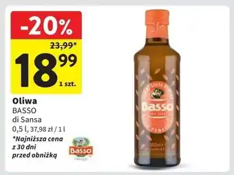 Intermarche Oliwa z oliwek sansa Basso oferta