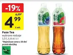 Intermarche Napój green tea watermelon & mint Fuzetea oferta
