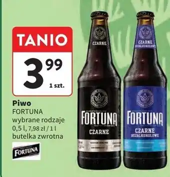 Intermarche Piwo Fortuna Czarne Bezalkoholowe oferta