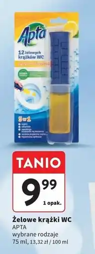 Intermarche Krążki żelowe do wc cytrynowe Apta oferta