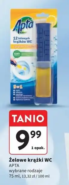 Intermarche Krążki żelowe do wc cytrynowe Apta oferta