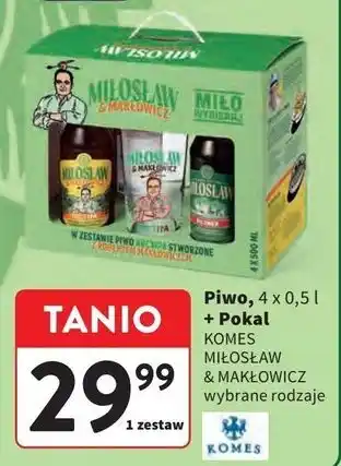 Intermarche Piwo + szlanka Miłosław & Makłowicz oferta