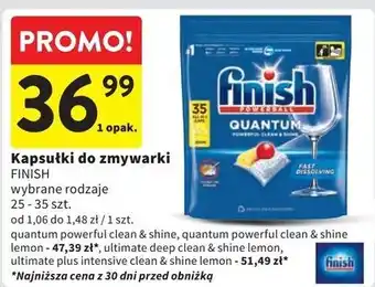Intermarche Tabletki do zmywarek Finish Ultimate Plus oferta