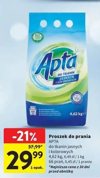 Intermarche Proszek do prania kolor Apta oferta