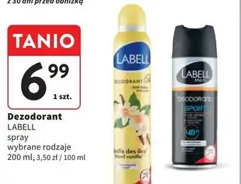Intermarche Dezodorant wanilia Labell oferta
