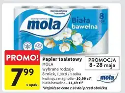 Intermarche Papier toaletowy kwitnąca magnolia Mola White oferta