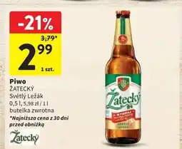Intermarche Piwo Zatecky Svetly Lezak oferta