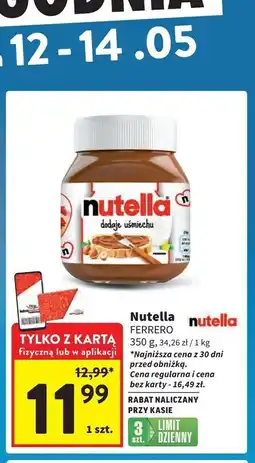 Intermarche Krem czekoladowo-orzechowy Nutella oferta