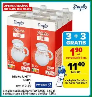 Carrefour Express Mleko 3.2% Simpl oferta