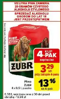 Carrefour Express Piwo Żubr 1768 oferta