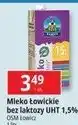 E.Leclerc Mleko bez laktozy 1.5% Łowicz 1906 Łowickie oferta