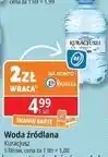 E.Leclerc Woda niegazowana Kuracjusz Beskidzki oferta