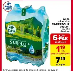 Globi Woda naturalna niegazowana Carrefour Sudety+ oferta