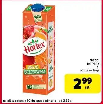 Globi Napój jabłko-brzoskwinia Hortex oferta