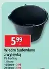 E.Leclerc Wiadro budowlane z wylewką 20 l P.s. Trading oferta
