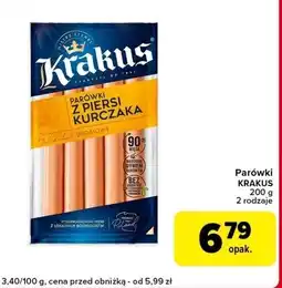 Globi Parówki z piersi kurczaka Krakus Animex oferta
