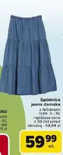 Carrefour Spódnica damska jeans rozm. s-xl oferta