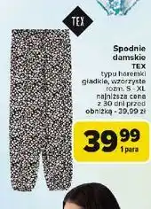 Carrefour Spodnie damskie s-xl Tex oferta