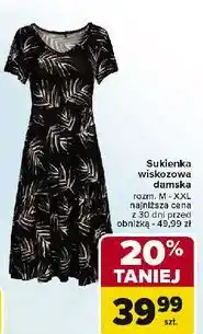 Carrefour Sukienka wiskozowa damska s-xxl oferta