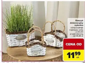 Carrefour Market Koszyk dekoracyjny oferta