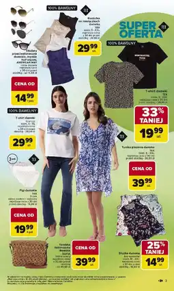 Carrefour Okulary przeciwsłoneczne damskie Top Vision oferta