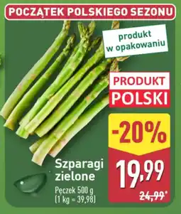ALDI Szparagi zielone oferta