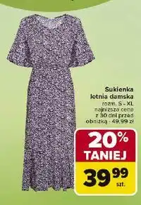 Carrefour Sukienka letnia damska s-xl oferta