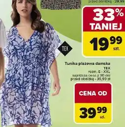 Carrefour Tunika plażowa damska s-xxl Tex oferta