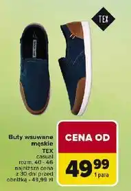Carrefour Buty męskie 40-46 casual Tex oferta