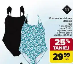 Carrefour Kostium kąpielowy 1-częściowy s-xl Tex oferta