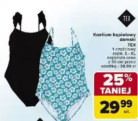 Carrefour Kostium kąpielowy 1-częściowy s-xl Tex oferta