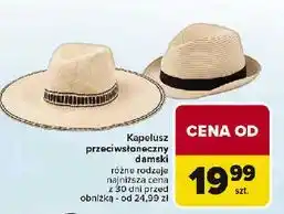 Carrefour Kapelusz damski oferta