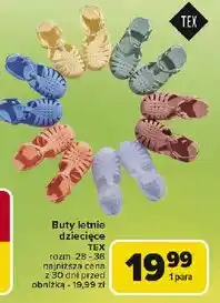 Carrefour Buty letnie dziecięce 28-36 Tex oferta