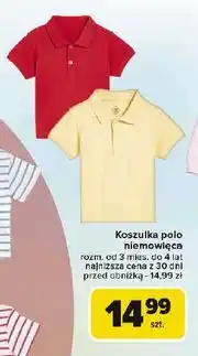 Carrefour Koszulka polo niemowlęca oferta