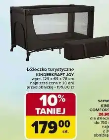 Carrefour Łóżeczko turystyczne 129 x 69 76 cm Kinderkraft oferta