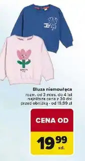 Carrefour Bluza niemowlęca oferta
