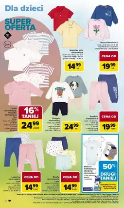 Carrefour Legginsy niemowlęce oferta