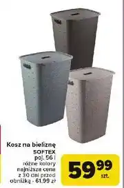 Carrefour Kosz na pranie softex 56 l Curver oferta