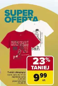 Carrefour T-shirt chłopięcy 3-14 lat oferta