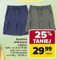 Carrefour Spodnie cargo 3-14 lat oferta