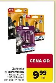 Carrefour Żarówka halogenowa vision 55w h7 Philips oferta